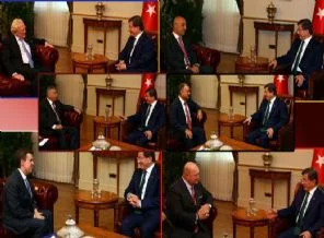 Başbakan Davutoğlu iş adamları ile görüştü