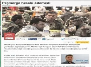 Hürriyet'in "Peşmerge" haberine dava açılıyor