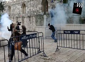 Mescid-i Aksa müdahalesine ait yeni görüntüler ortaya çıktı