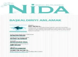 Nida Dergisi'nin 165. Sayısı çıktı!