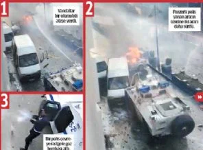 Paralel polislerin panzerli ihanet görüntüleri