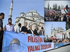 Türkiye Mescid-i Aksa için ayakta