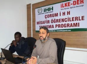 Çorum'da yabancı misafir öğrencilerle tanışma toplantısı