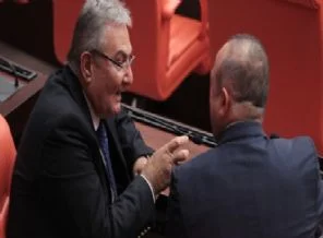 Deniz Baykal'la Çavuşoğlu görüştü