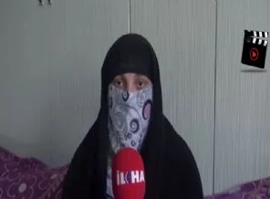 Evi yakılan hamile anne konuştu