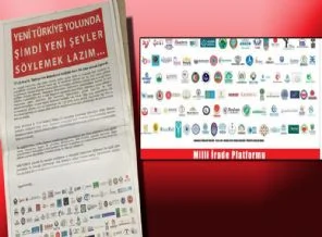 Milli İrade Platformu'ndan gazetelere 25 Aralık ilanı