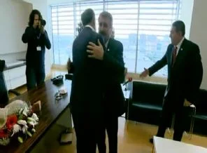 Mustafa Destici Ekrem Dumanlı'yı ziyaret etti