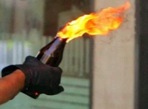 PTT binasına molotoflu saldırı