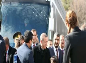 Erdoğan Kırşehir'de coşkuyla karşılandı