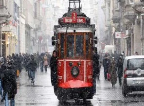 İstanbul'da kar yağışı başladı