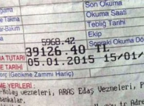 Kullanılmayan eve gönderilen fatura şoke etti