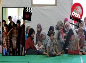 Minicik yürekler Suriyelilere sahip çıktı