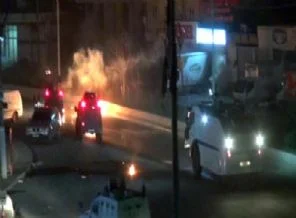 Cizre'de olaylı gece