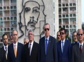 Erdoğan, Küba'da...