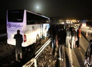 Otobüs sürücüsü kalp krizi geçirdi