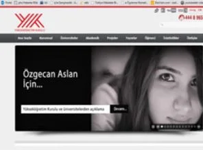 YÖK'ten 'Özgecan' açıklaması