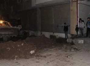 Cizre'de hendekler kapatıldı