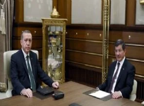 Erdoğan, Davutoğlu'nu kabul etti