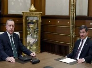 Erdoğan, Davutoğlu'nu kabul etti