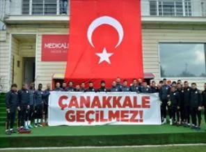 Galatasaray'dan Çanakkale geçilmez pozu