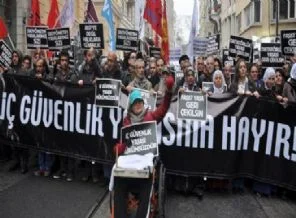 'İç Güvenlik Paketi'ne Hayır' yürüyüşü