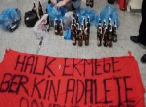 İstanbul'da molotof operasyonu