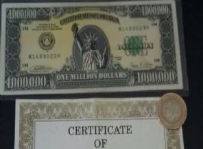 Manisa'da 1 milyon dolarlık banknot