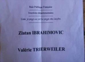 Seçimlerden İbrahimovic çıktı