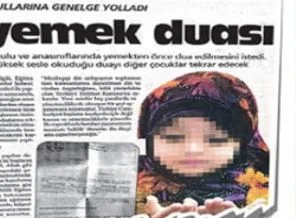 Yemekte 'Besmele'yi bile hazmedemediler!