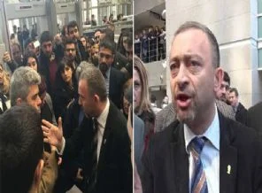 Adliyede yine arbede! Kocasakal: Hadi at beni!