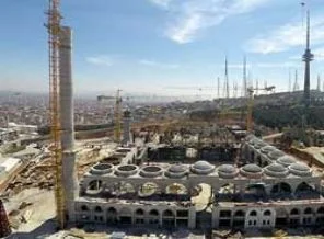 Çamlıca Camisi'nin yüzde 75'i tamamlandı