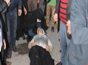 Cizre'de trafik kazası gerginliği