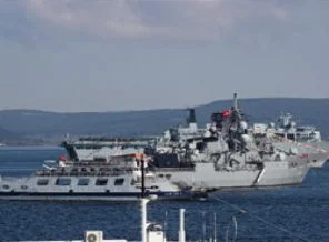 Cumhurbaşkanlığı yatı Savarona Çanakkale'de