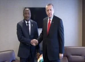 Erdoğan, Nijerli mevkidaşı ile görüştü