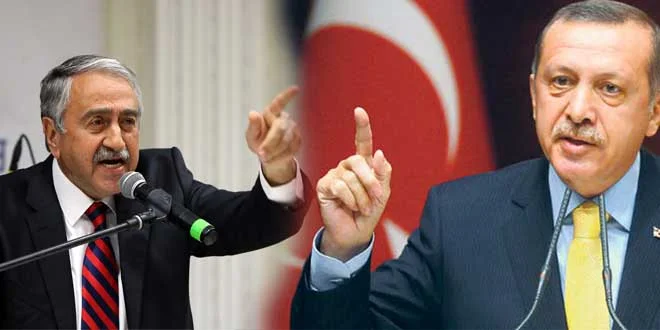 Erdoğan ve Akıncı arasında "Anavatan-yavru vatan" tartışması