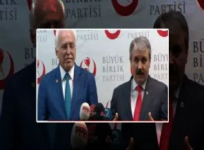 İki parti liderinden ittifak açıklaması