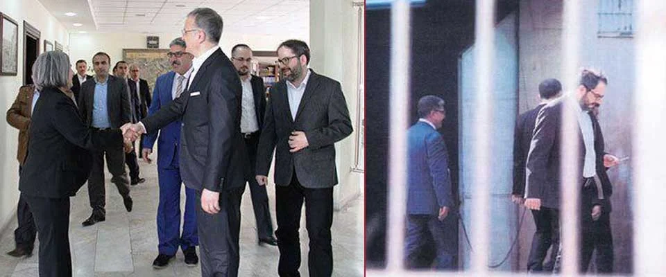 O görüşmenin fotoğrafları sızdı