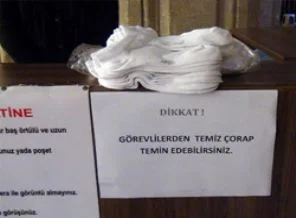 Selimiye'de 'ücretsiz çorap' dönemi