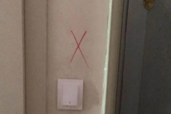 Evleri işaretlendi!