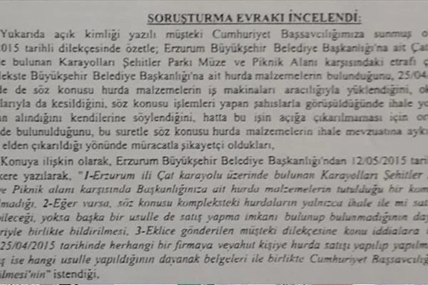 ''Hurda yolsuzluğu'' haberi yalan çıktı