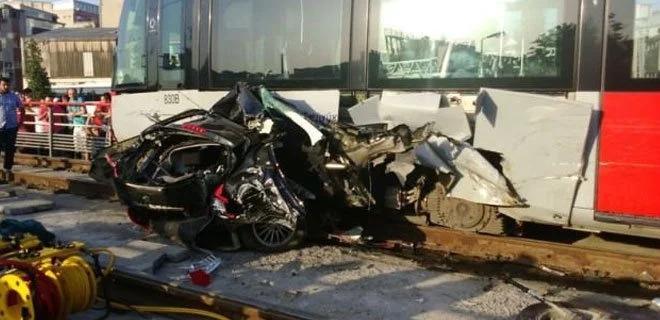 İstanbul'da korkunç kaza