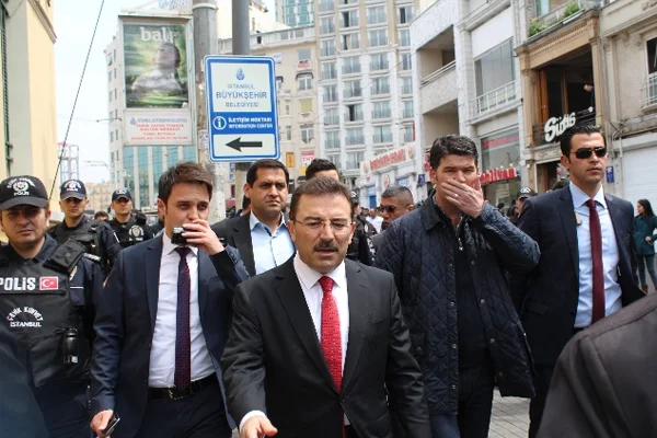 İstanbul Emniyet Müdürü Taksim'de