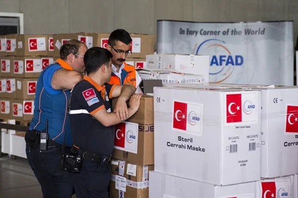 Yemenli mültecilere AFAD yardımı