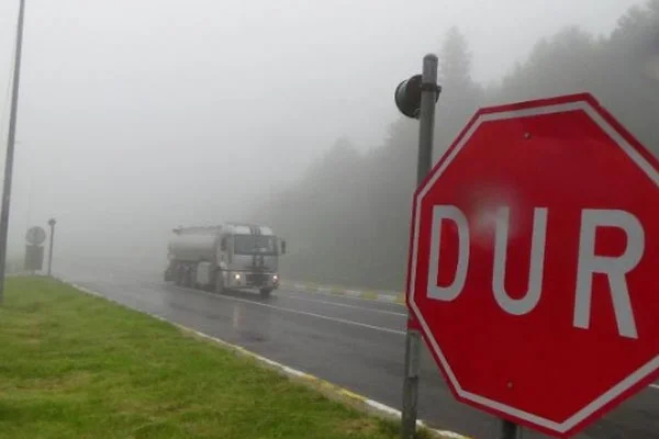 Bolu Dağı'na sis engeli