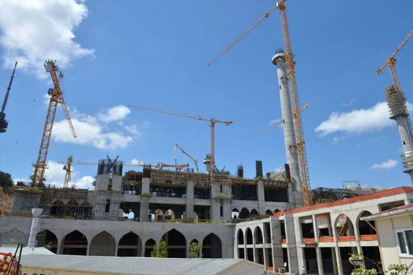 Çamlıca Camii'nde sona gelindi