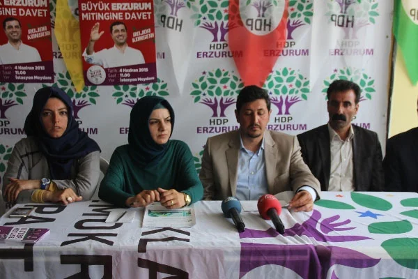 HDP'den Erzurum olaylarına suç duyurusu