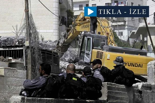 İsrail Doğu Kudüs'te Filistinli aileyi evinden zorla çıkardı