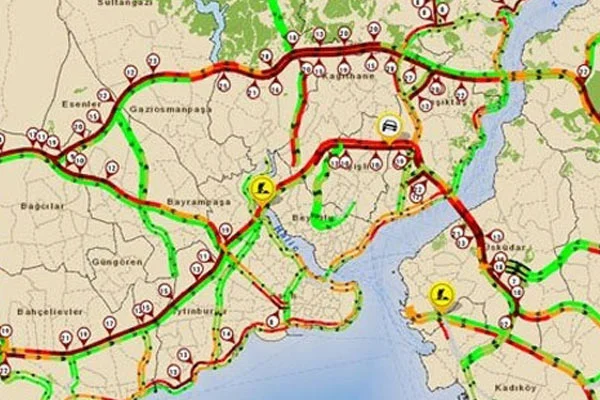 İstanbul'da trafik kilitlendi
