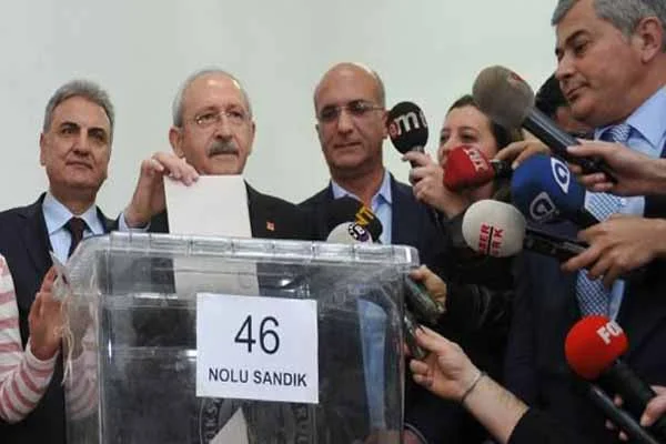 Kılıçdaroğlu'nun oy kullandığı sandıktan, CHP birinci çıktı