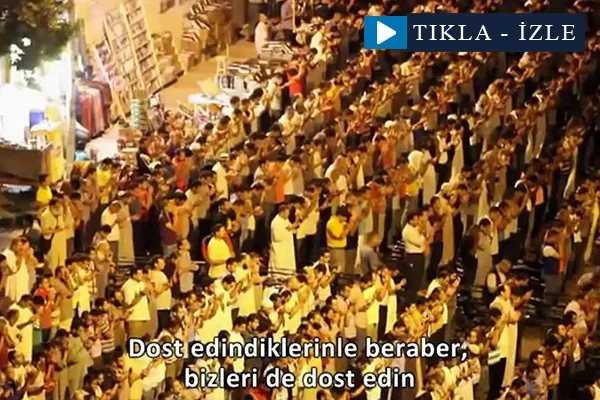 Mısır'da öyle bir dua yapıldı ki..